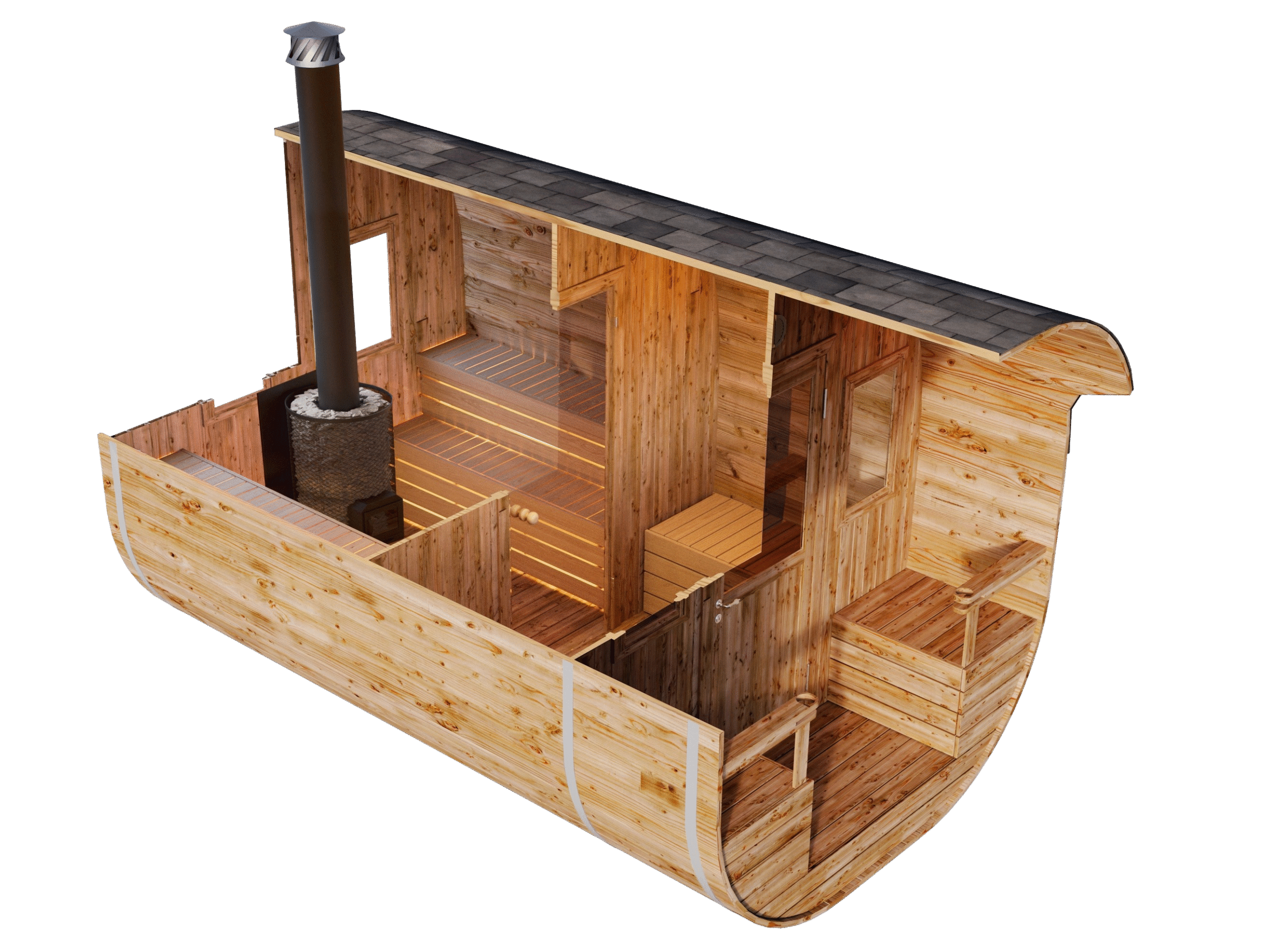 Nordic Barrel Soome saun 3D