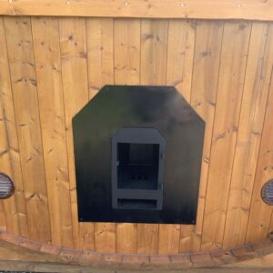 Outside-Loading Wood Stove for Nordic Barrel